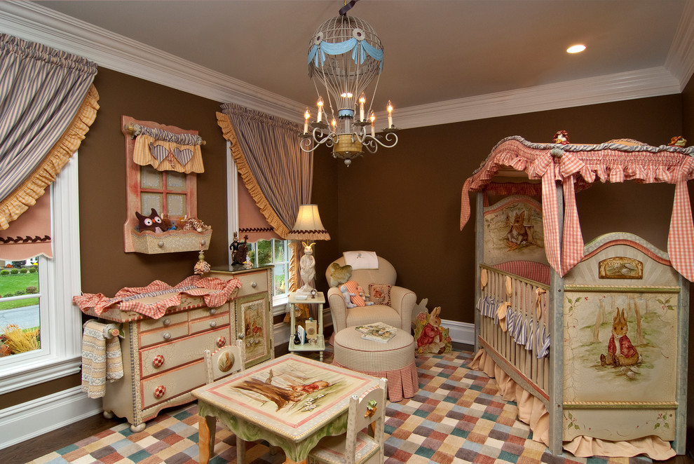 Baby decorating ideas - many details and accents into a single room