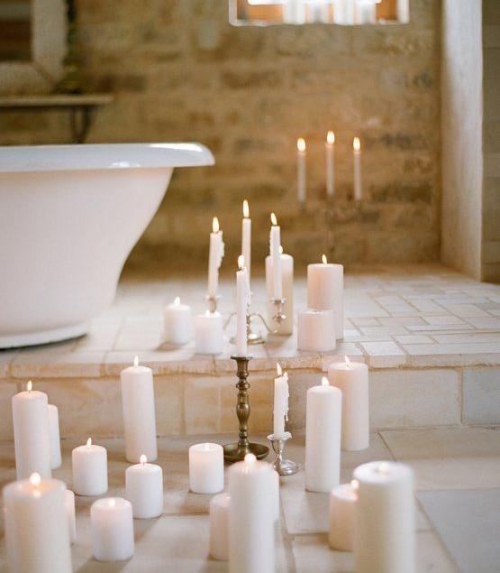Bathroom Candles - For Cozy and Romantic Atmosphere