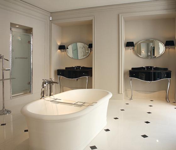 Classic bathroom vanities - in black color