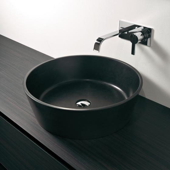 Contemporary black sink - with stylish faucet