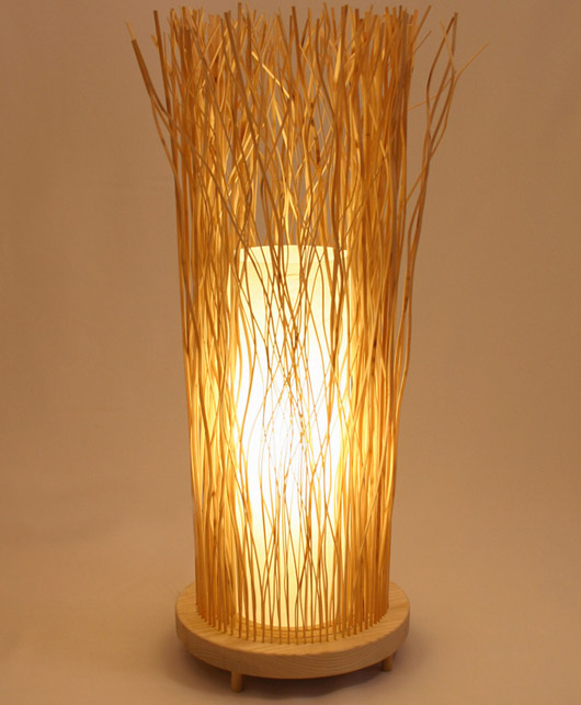 Creative DIY floor lamp - with small branches