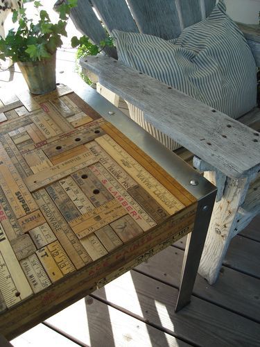 DIY patio table - made of pallets