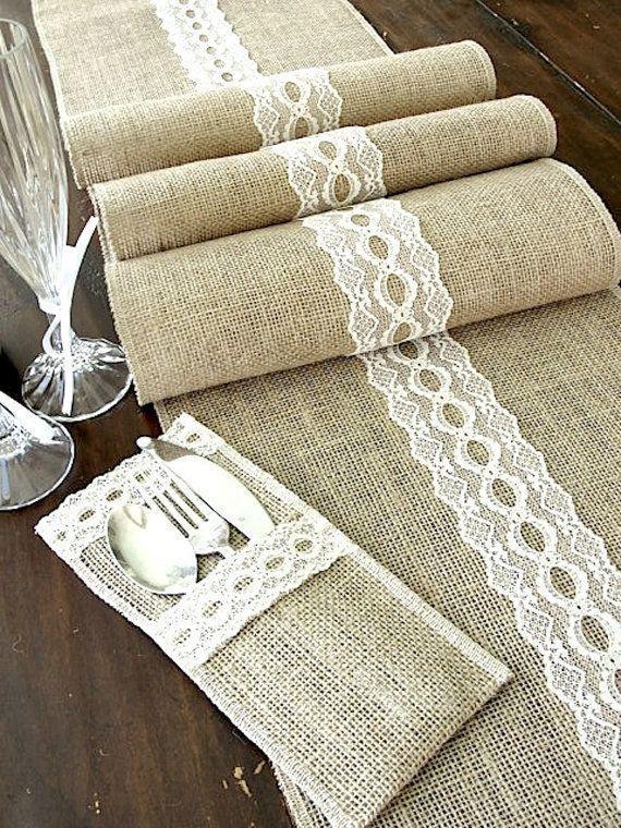 DIY table napkins - made of soft cloth