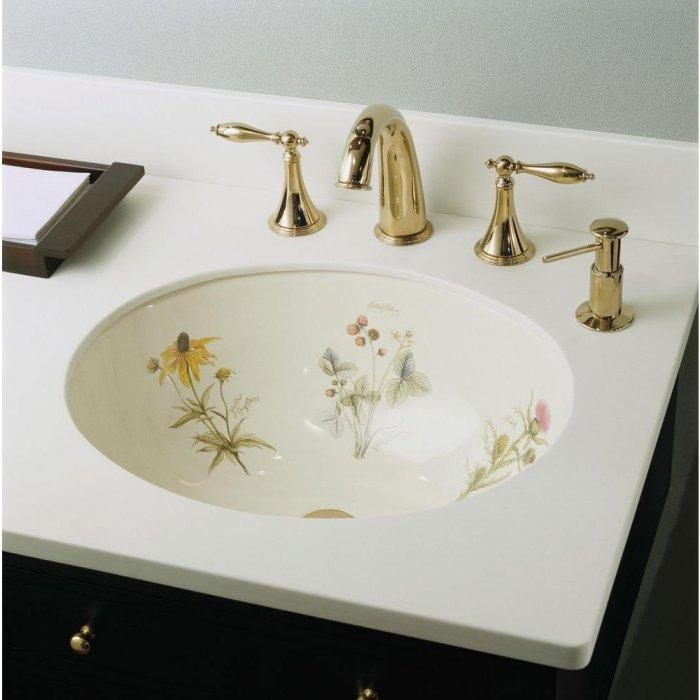 Decorative sink design - with traditional faucet