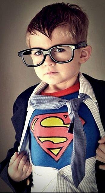Halloween costume for boys - superman shirt