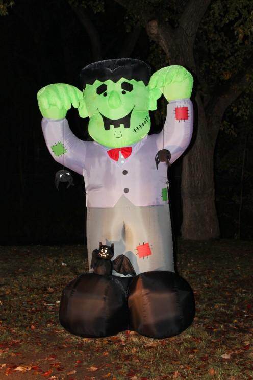 Inflatable Frankenstein - with green face