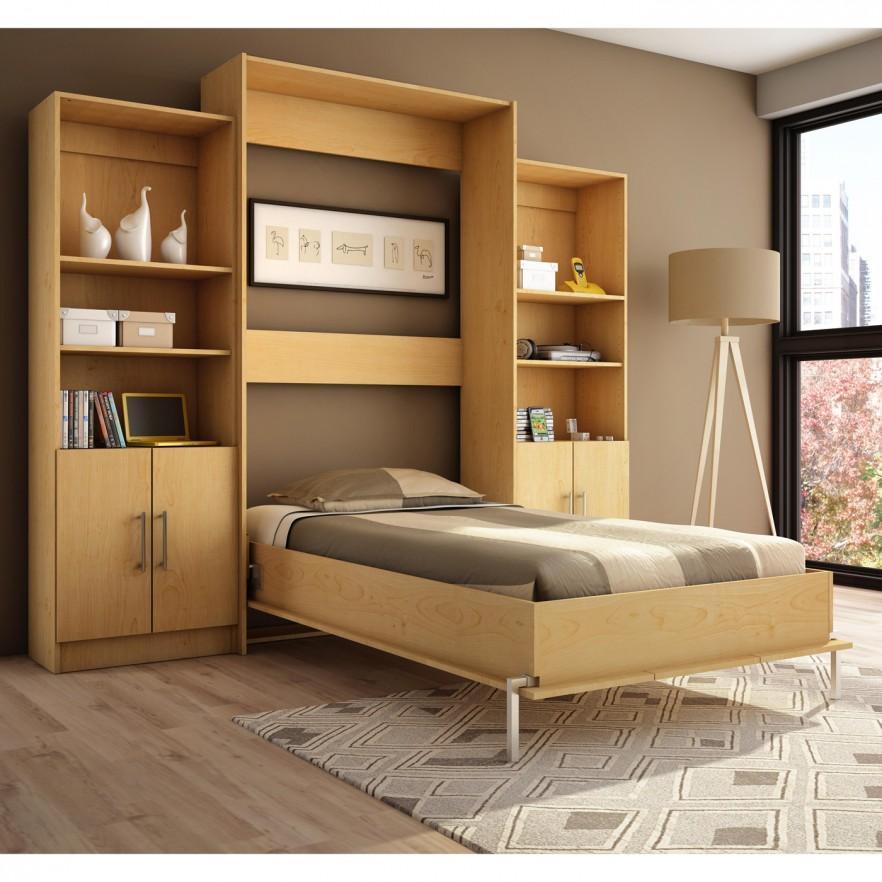 Modern murphy bed – inside a small bedroom | | Founterior