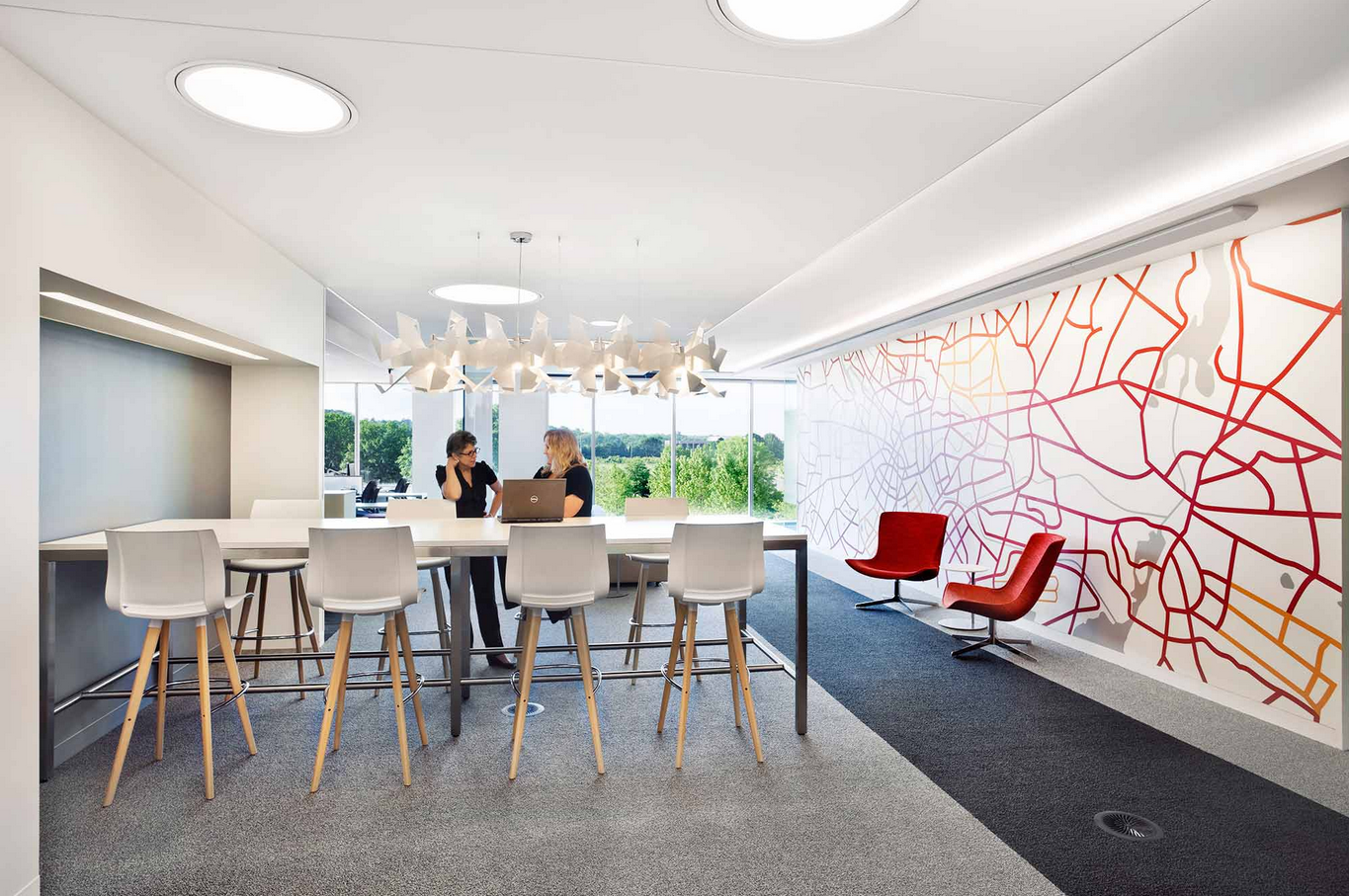 BASF s Modern  Office  Interior Design by Genstler 