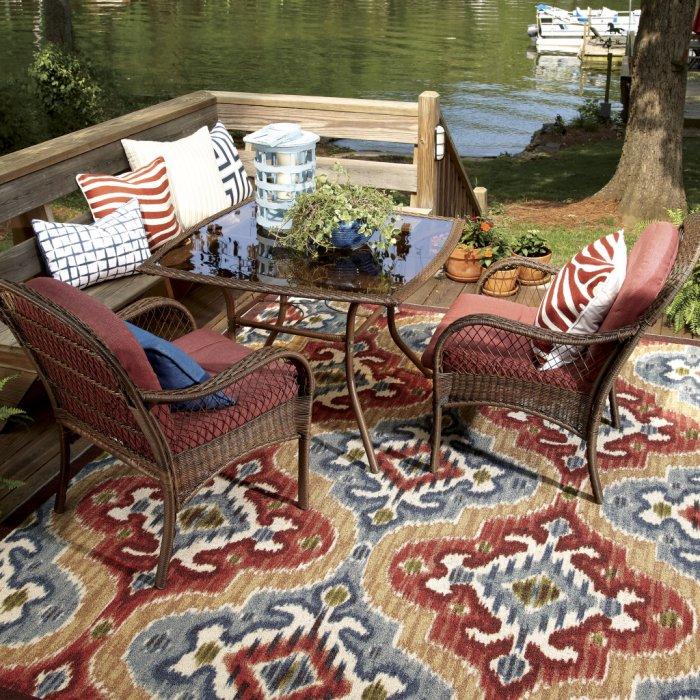 Persian outdoor rug - for the backyard patio