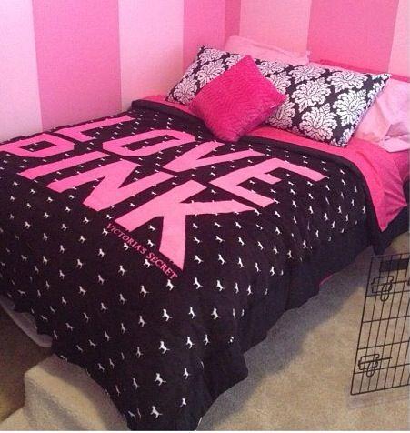 Pink bed sheets - for a contemporary teen interior