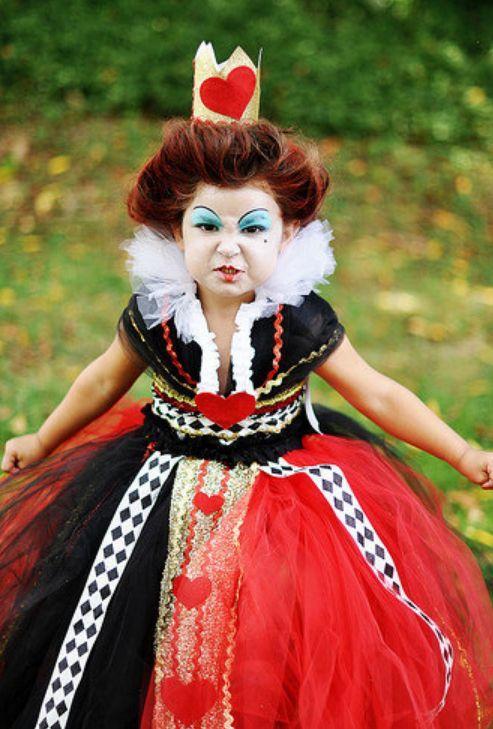 Queen of hearts Halloween Costume - for small girls