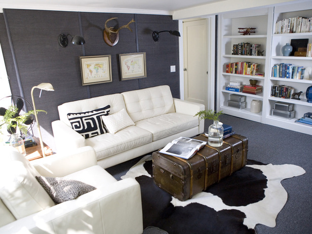 Small living room - in a white apartment