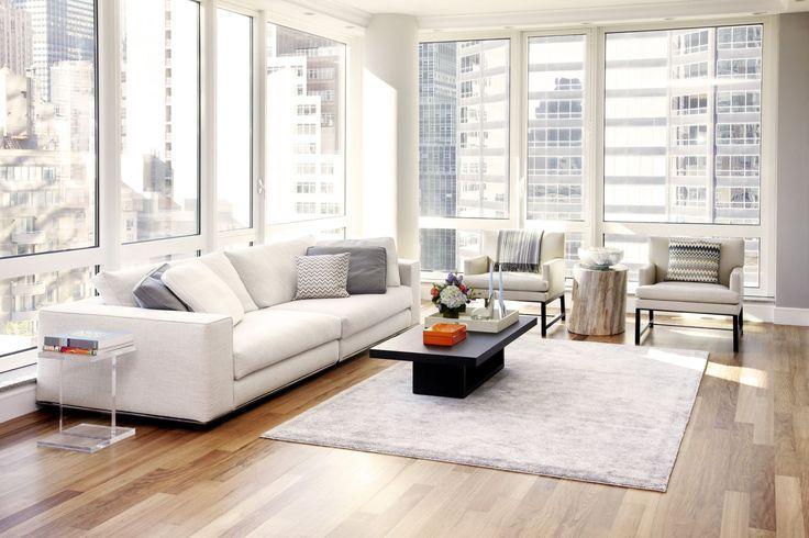 Urban loft living room - with modern and stylish sitting furniture