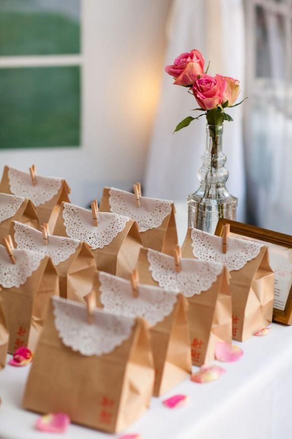 Cheap paper bags - for a bridal shower