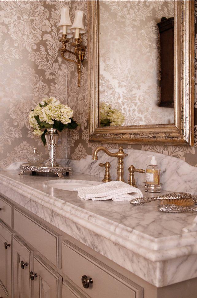 Classic Bathroom Granite Countertops Used On The Bathroom Vanity