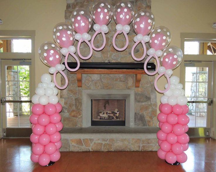 Colorful balloons arch - for baby shower party