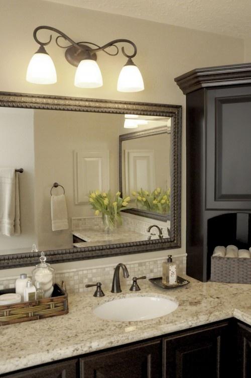 Light granite countertops - for bathroom use only