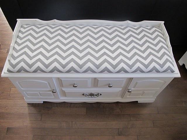 Bedroom chest bench 2 - in white color
