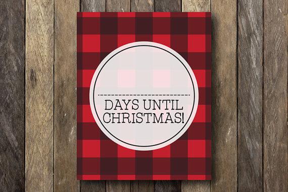 Christmas art calendar - countdown to 25th of December
