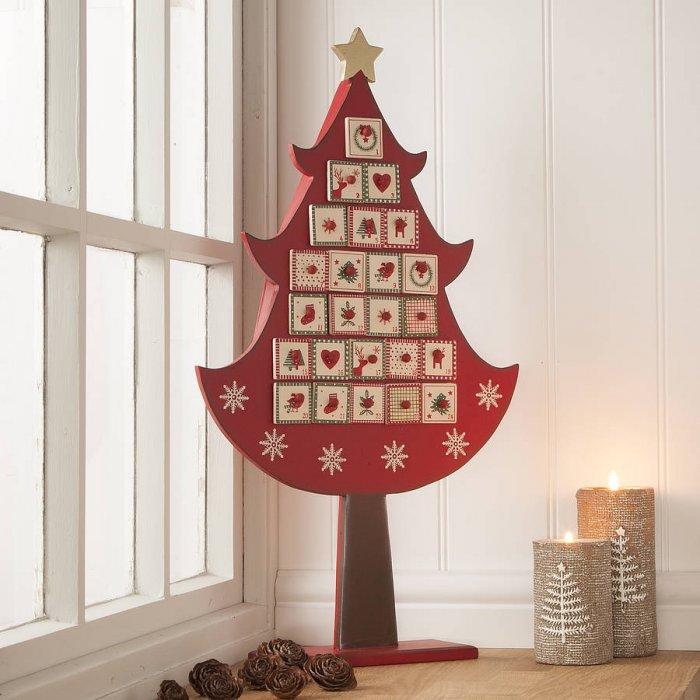 Christmas kids crafts - unique cardboard tree
