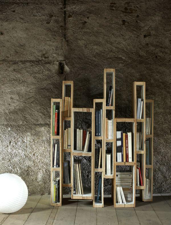 Contemporary pallet bookshelves - with ultra stylish design