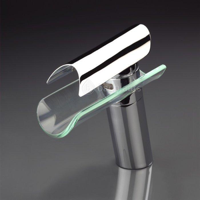 Creative glass bathroom faucet - with futuristic design