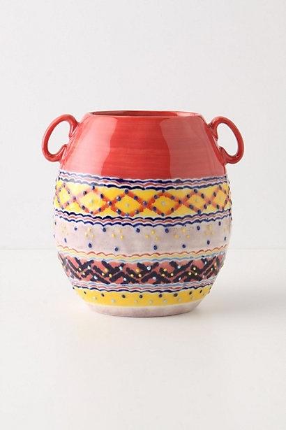 Creative vase 1 - made of red porcelain