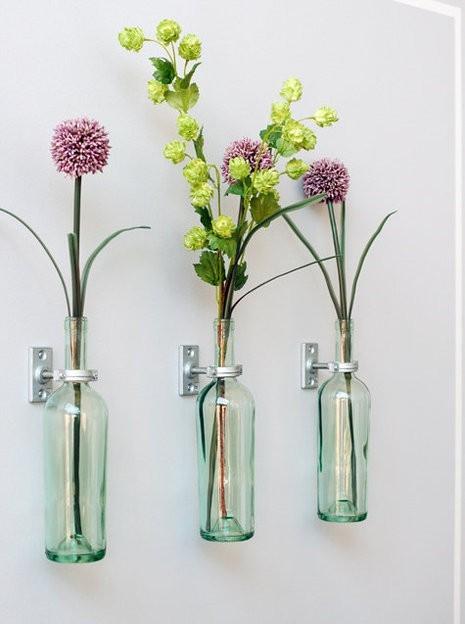 DIY Room Decor 10 - bottle flower pots