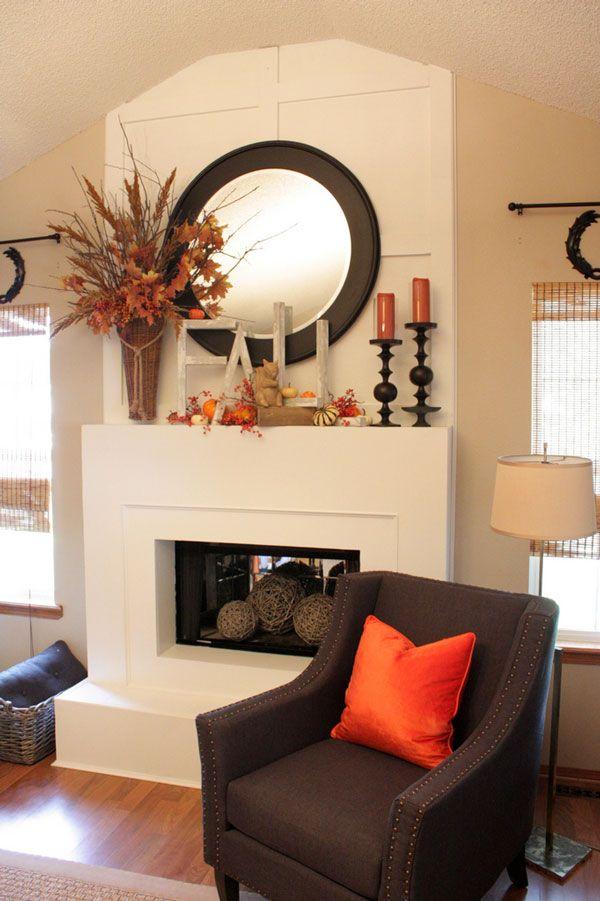 Decorate the mantel or above the fireplace | | Founterior