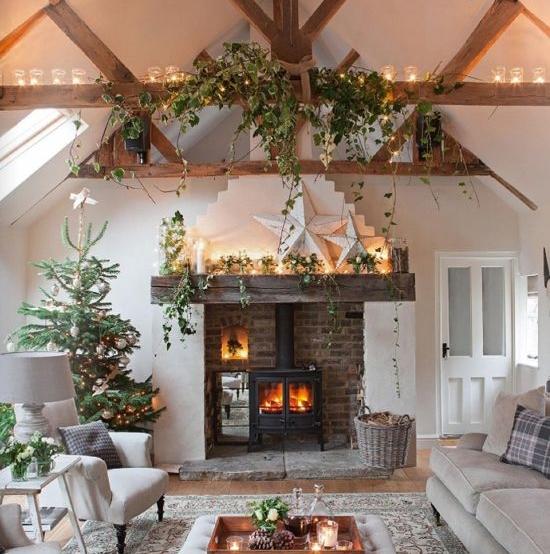 How To Decorate Your Holiday Stairs Fireplace Or Mantel