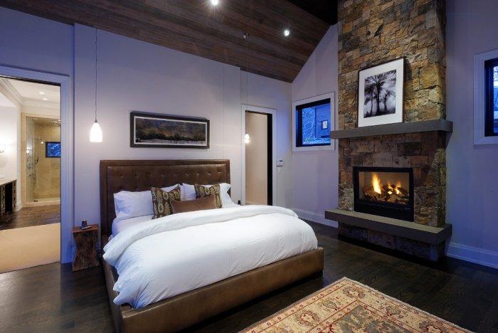 Small bedroom fireplace 2 - in luxurious urban home