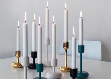 Stylish candleholders - in many colors
