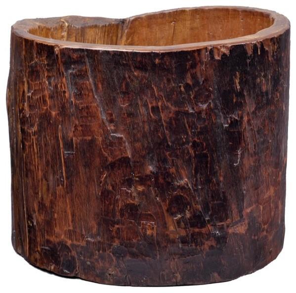 Vintage Tree Trunk Bucket