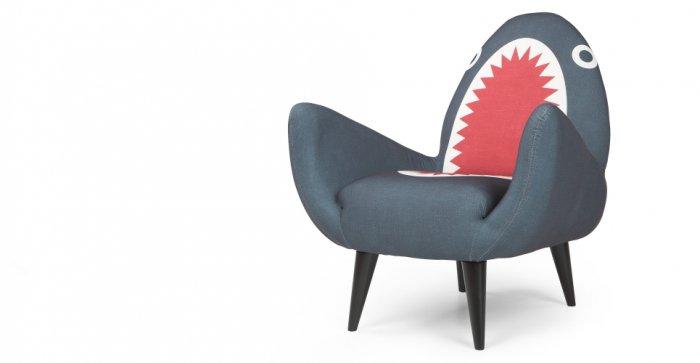 Funny designer chair - in shark shape