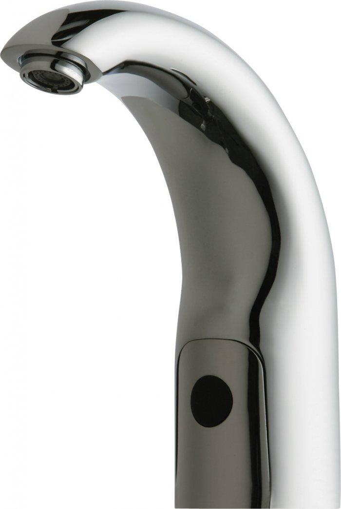 Modern touchless faucet - in nickel color