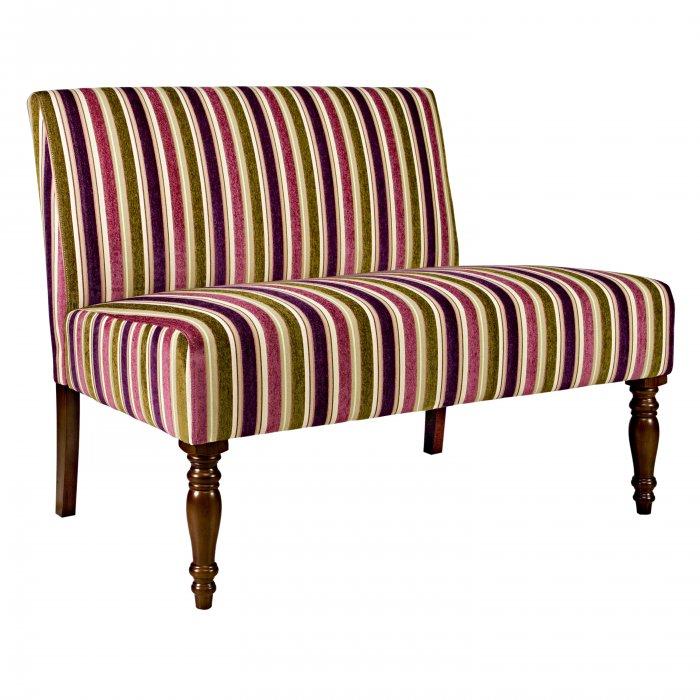 Striped loveseat sofa - in various colors