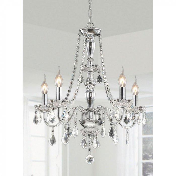 Classic crystal chandelier - with light bulbs