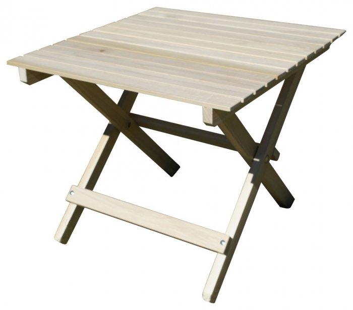 Folding bistro table - made of wood