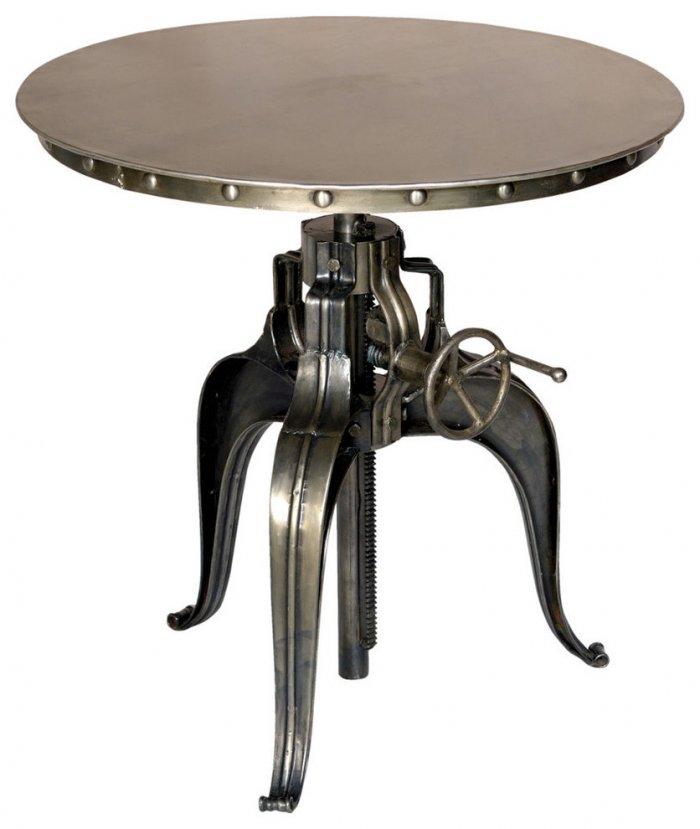 Metal bistro table - with round design