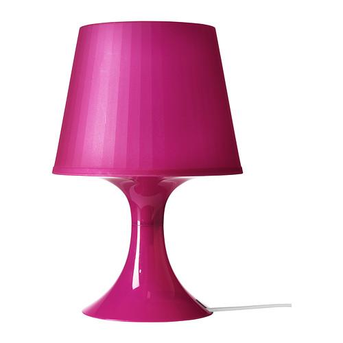 Purple table lamp - with modern design