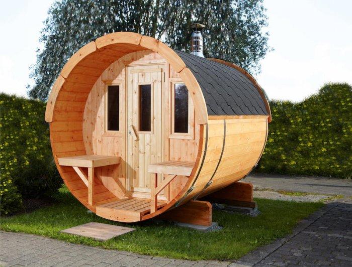 Round garden shed – made of wood | | Founterior