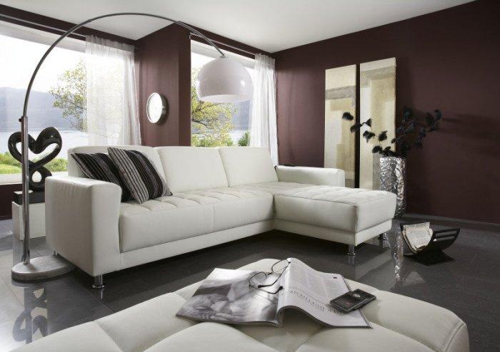 White corner sofa - for living room