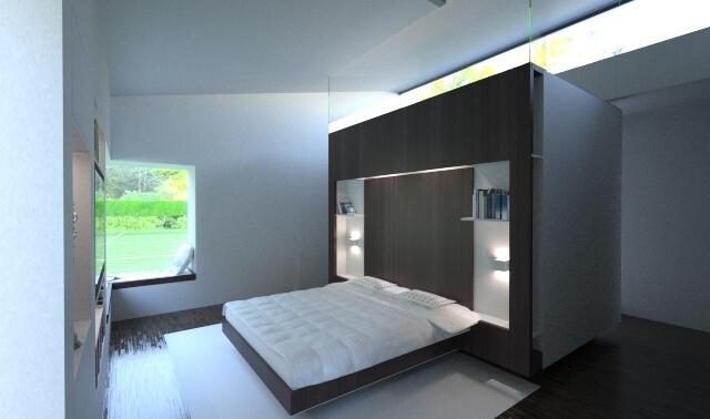 A Beautiful Touch From A Deep Forest - Contemporary Modern House in the UK - London Area: bedroom design contemporary modern building residential house home