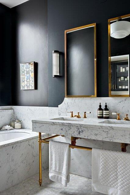 2016 Bathroom Trends: A touch of brass