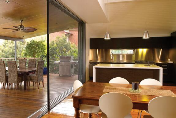 Three Ways That You Can Enjoy Opening Your Home For Fresh Air: sliding insect mesh contemporary design