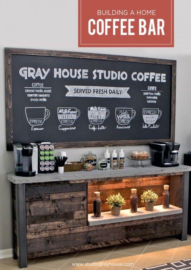 Ways To Add Oomph to Your Office:  coffee bar