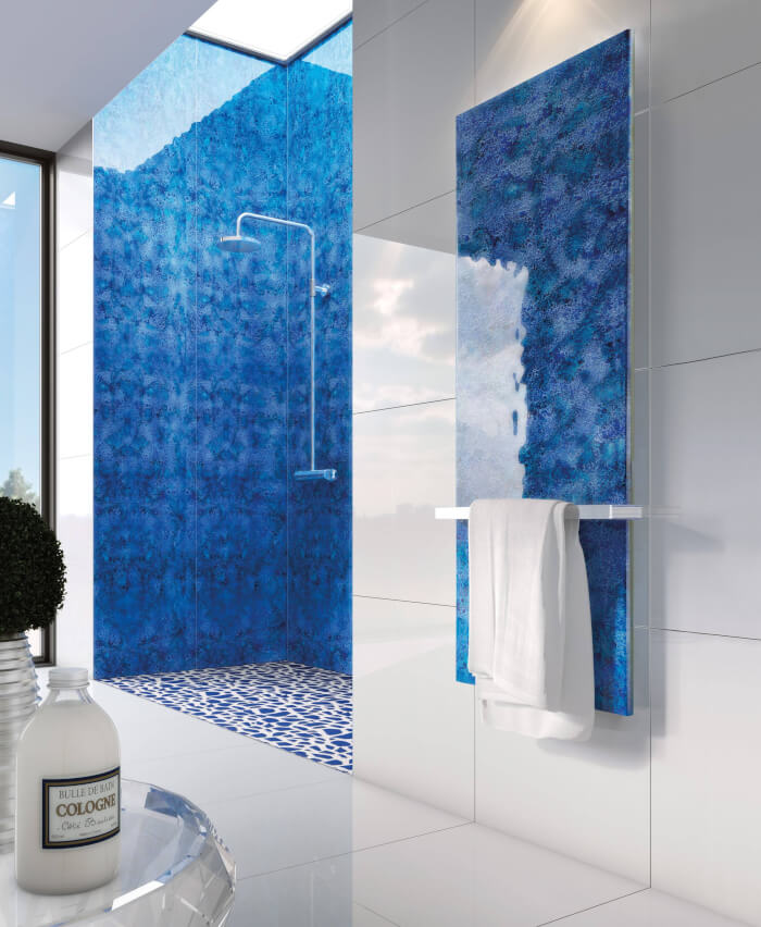 Cobalt Culture: Transforming the Bath with a Time-Honored Shade: Ronbow’s Amora Vanity