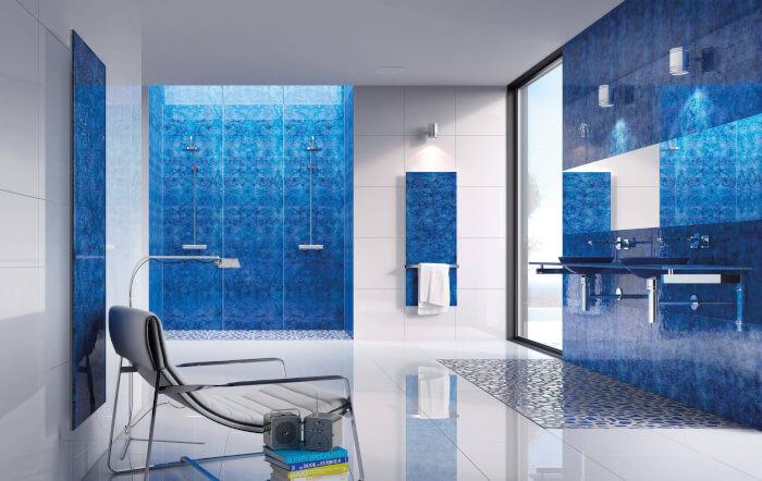 Cobalt Culture: Transforming the Bath with a Time-Honored Shade: Hastings Tile & Bath Artisan Glass