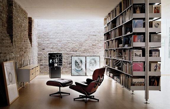 How to Design an Eames-Inspired Living Room: Eames storage unit shelves