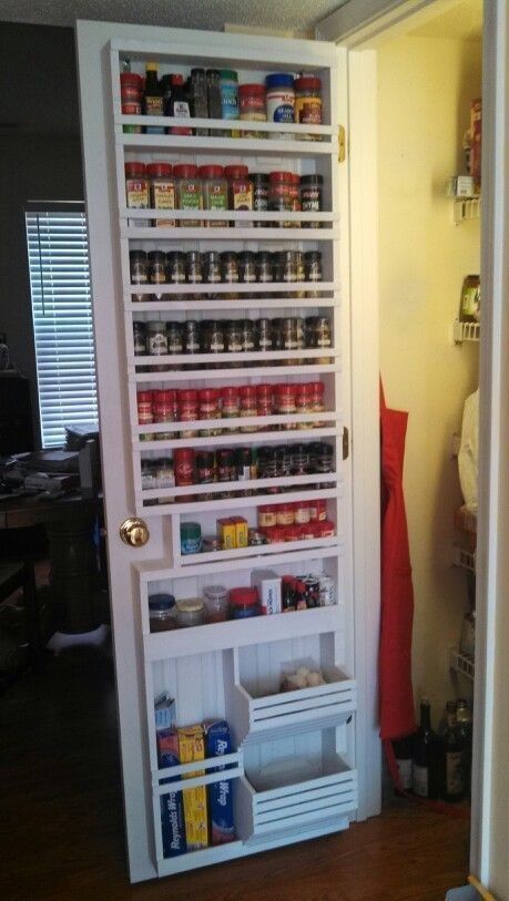 Creating a Spice Rack - Kitchen Pantry Shelving Ideas